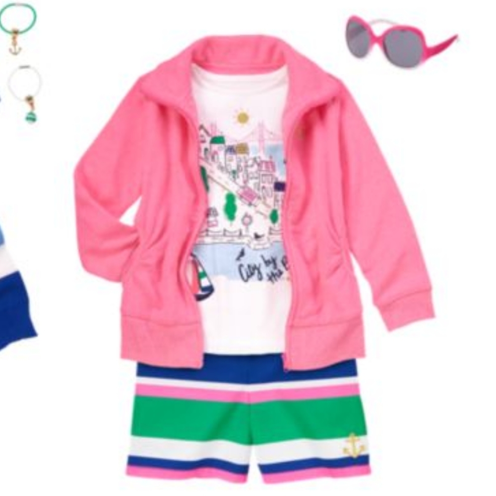 Gymboree embroidered 3 piece set